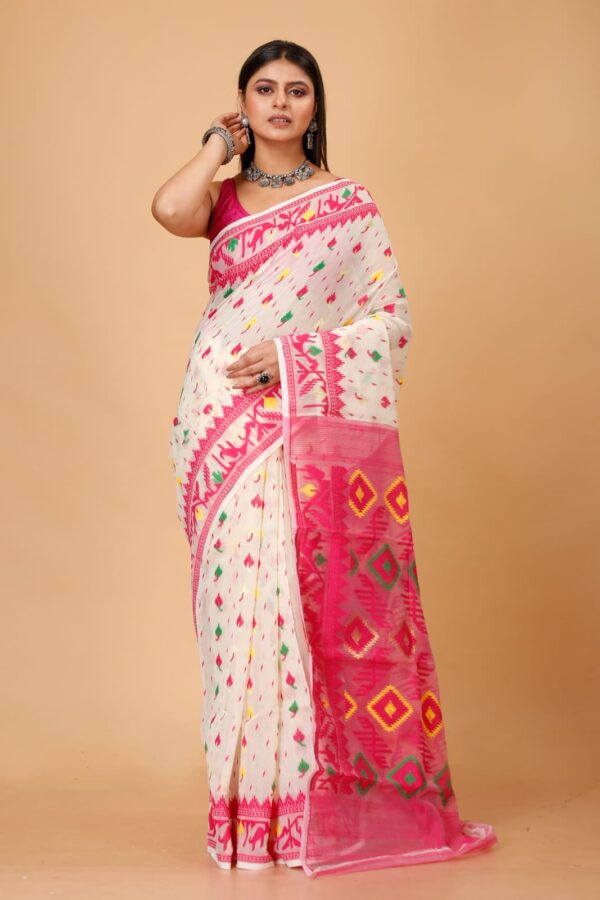 Agomoni dhakai jamdani - Image 3